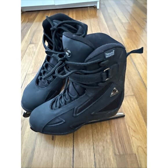 Jackson Ultima Softec Elite Black Men's Ice Skates with Mark II Blades Size 5 - Picture 3 of 14